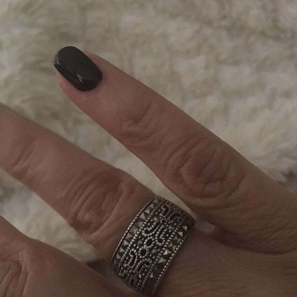 Judith Jack marcasite ring